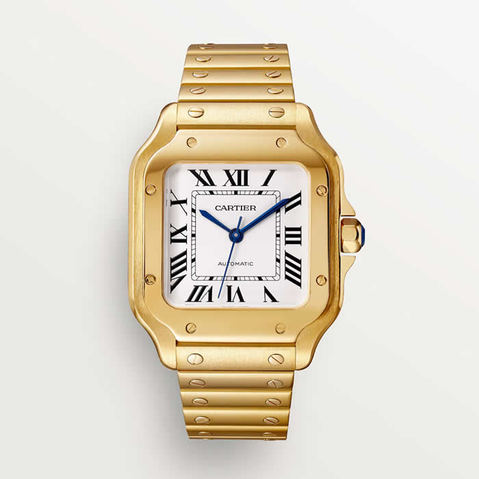 BV | 카르티에 산토스 미듐｜35.1mm｜WGSA0030｜9015 무브먼트