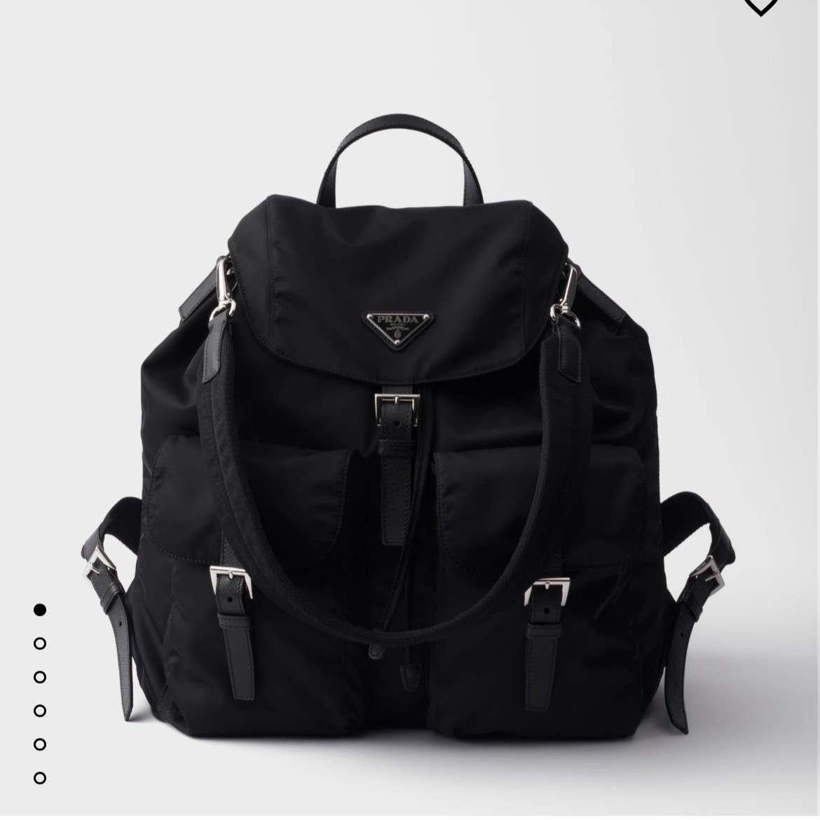 프라다 리나일론 백팩 2VZ110 34x39x15cm