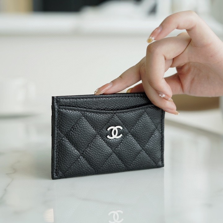 샤❤넬 클래식 카드 지갑 홀더 슬롯 AP0213