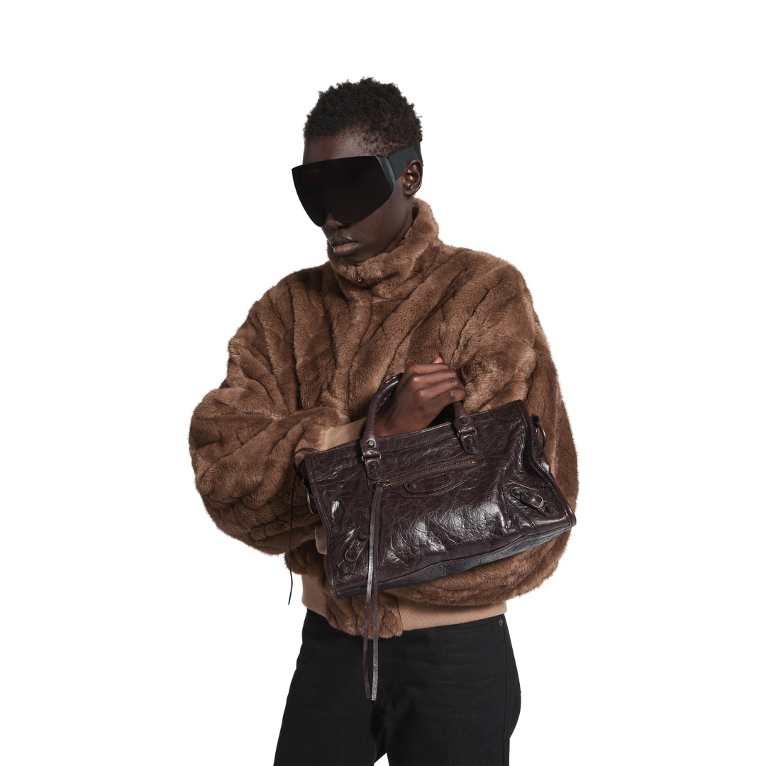 Balenciaga Le City Small leather tote bag  30x 19x10cm