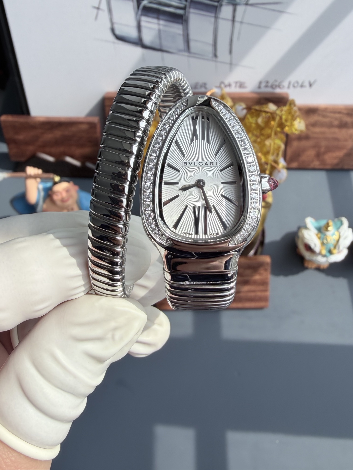 BV l 쿼츠 무브먼트 l 불가리 Serpenti Tubogas