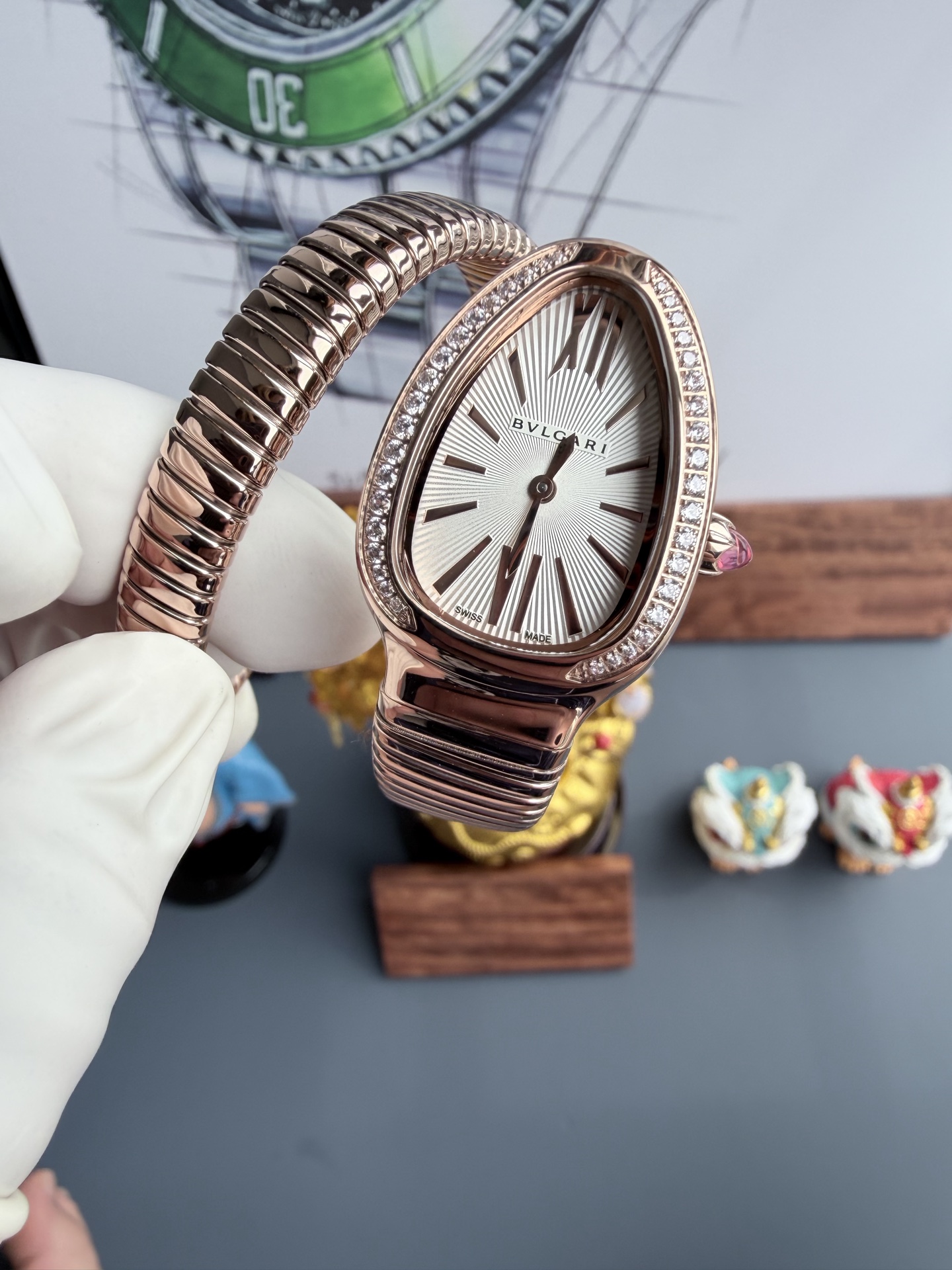 BV l 쿼츠 무브먼트 l 불가리 Serpenti Tubogas