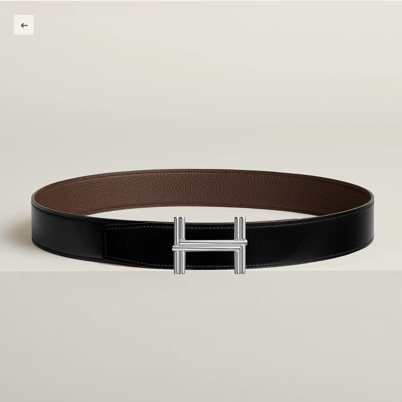 Traverse belt buckle & Reversible leather strap 38