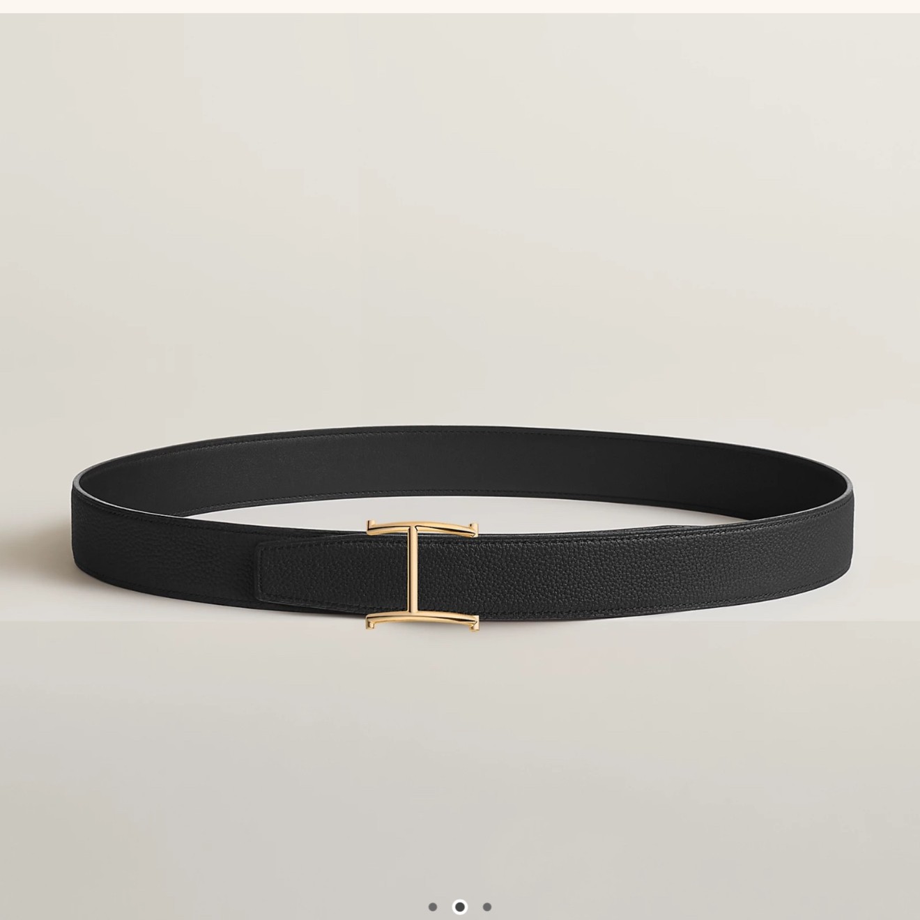 에르메스 S Serif 벨트 버클 리버서블 가죽 스트랩 32mm