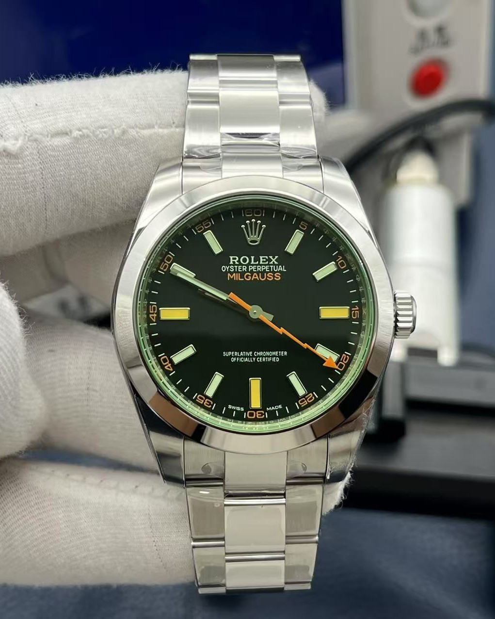 VS l 3131 무브먼트 l 40 mm l 롤렉스 밀가우스 116400