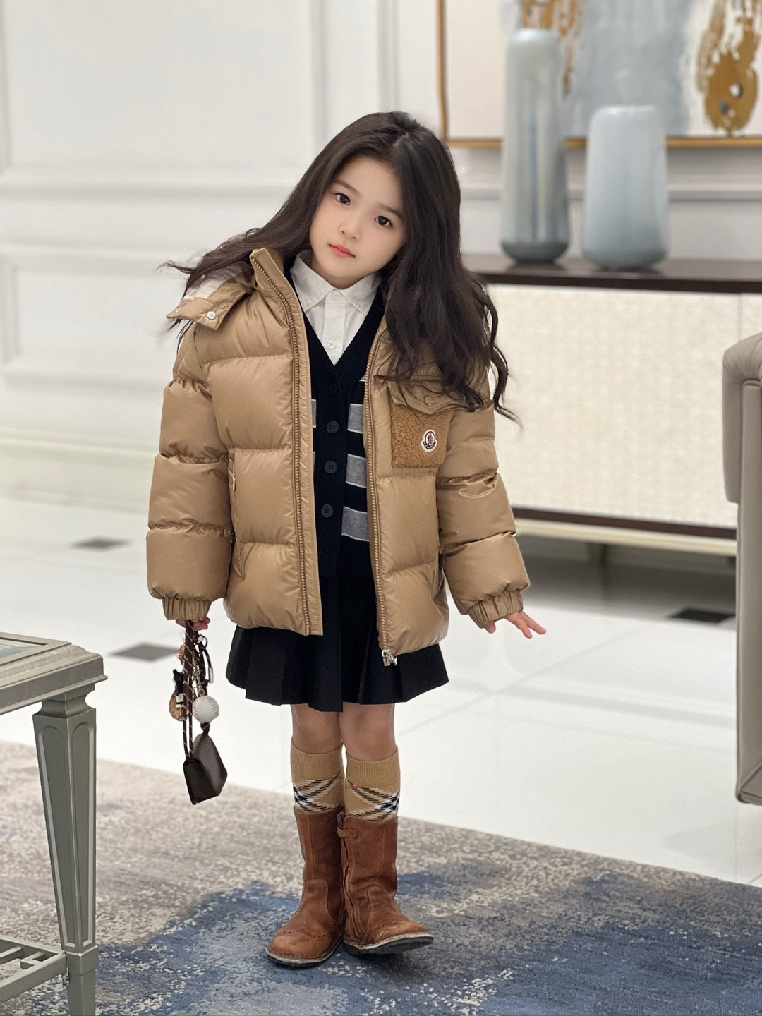 몽클레르 이게 후드 다운 자켓