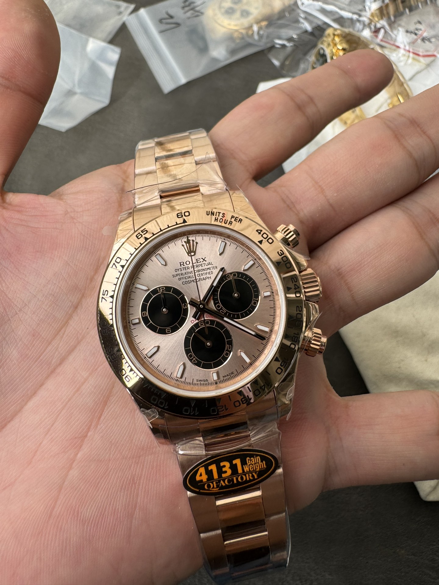 QF l 4131 l 40 mm l Rolex Daytona m126505-0001 180g