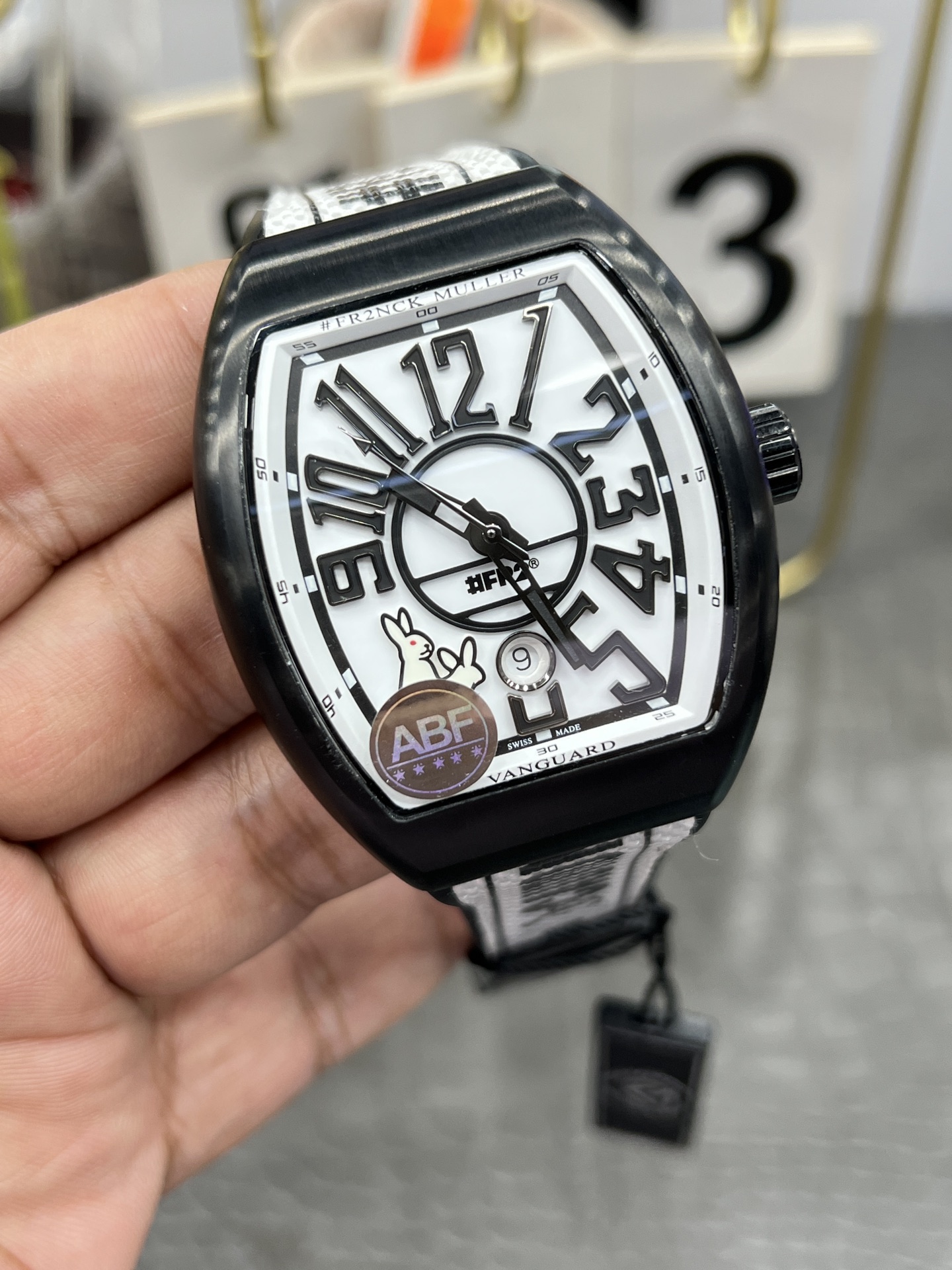 FM l 9015 l 45mm l  Franck Muller Vanguard V41SCDT FR2 GFGRNR NR