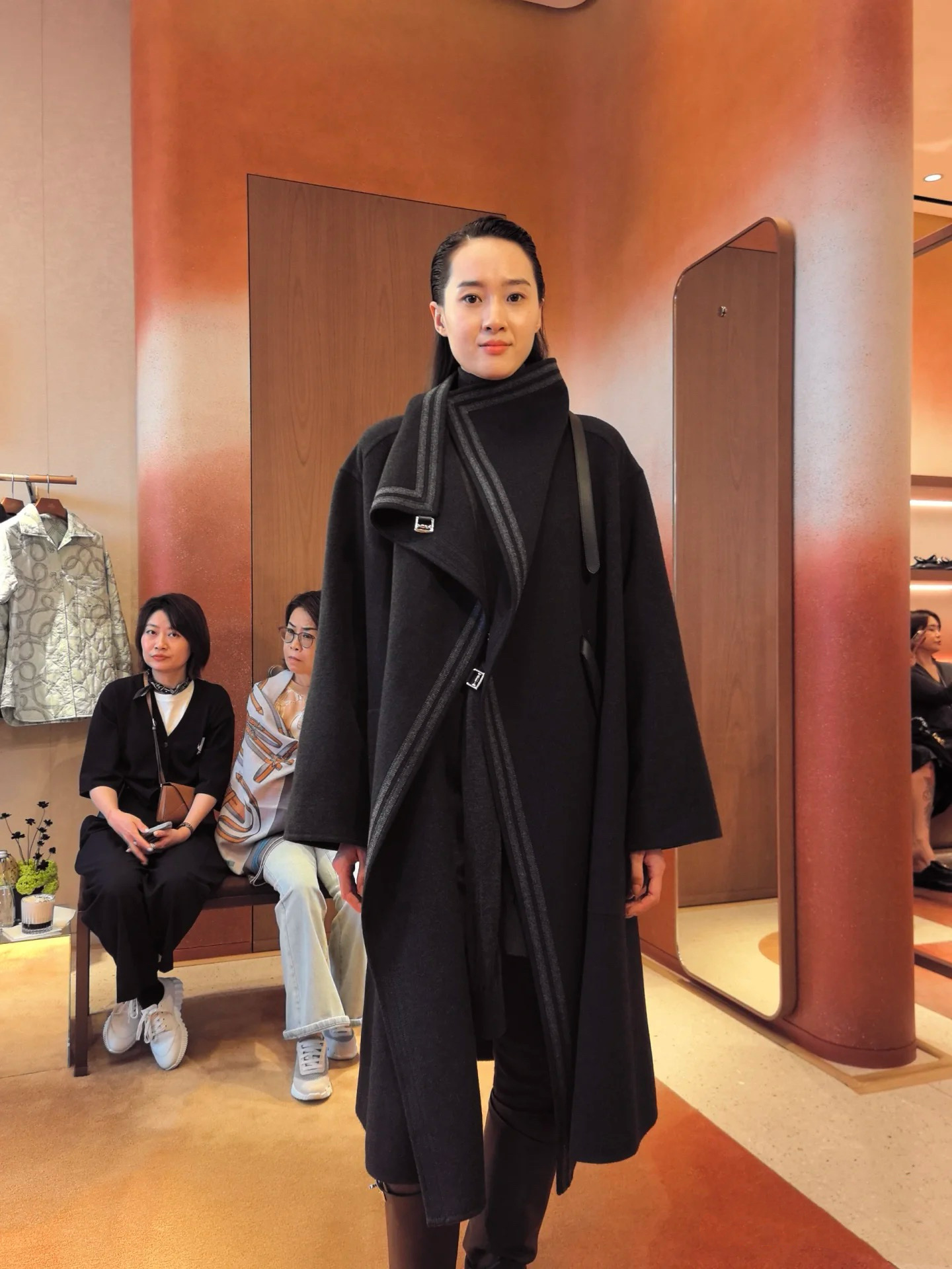 카 코트 - 그레이 | Hermès