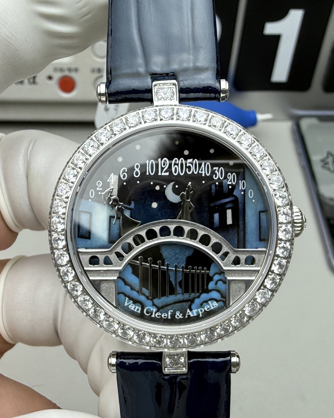 Van Cleef and Arpels 쿼츠 38미리 다이아몬드 van0020