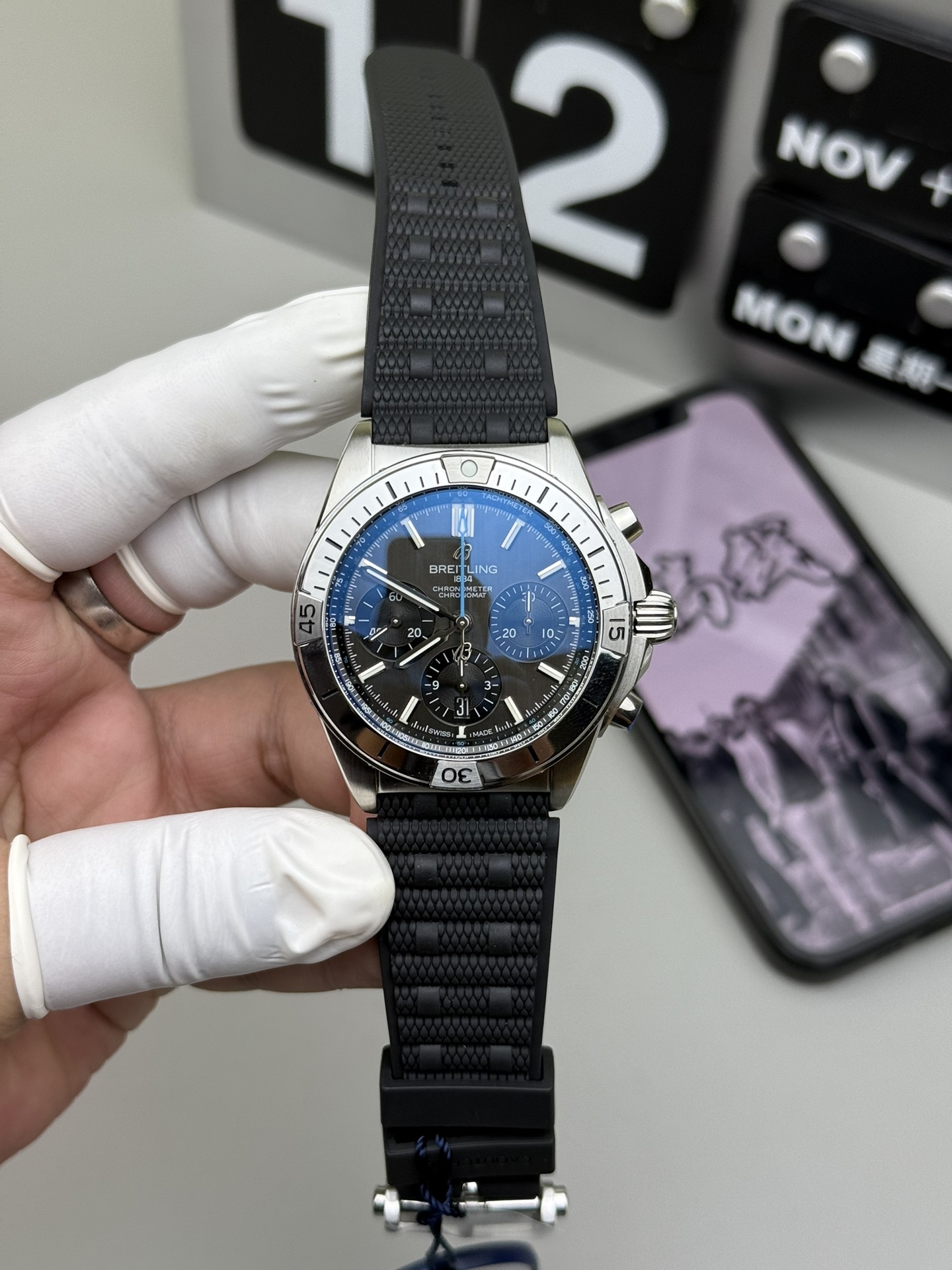 BLS l 7750 l 42mm l 브라이트 링 크로노 매트 B01