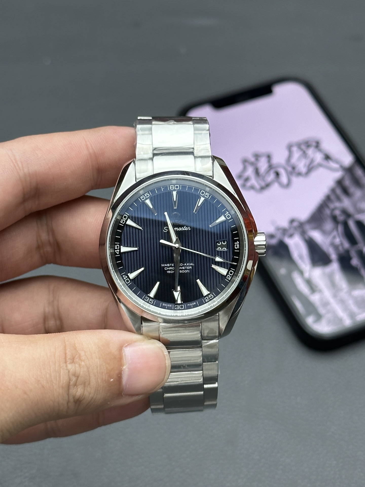 VS l 8900무브먼트 l 41mm l 씨마스터 아쿠아 테라 150M