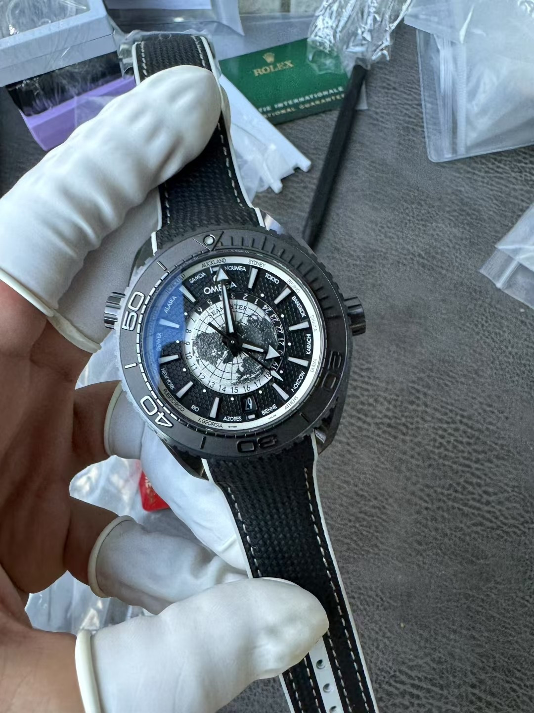 VS l 8938무브먼트 l 45.5mm l 씨마스터 플래닛 오션 600M