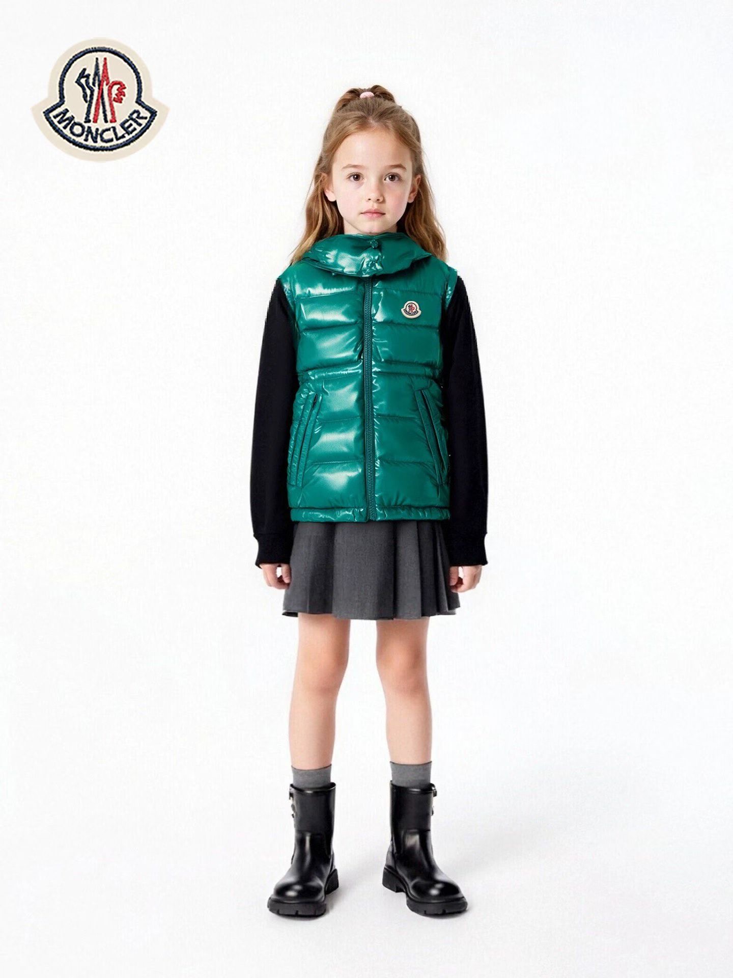 몽클레어 키즈 패딩조끼