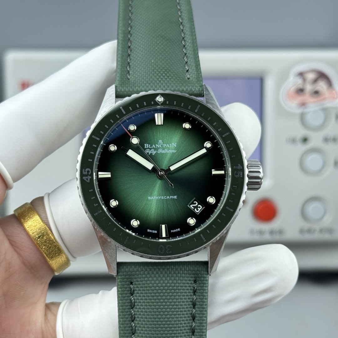 GM l cal 1315 l 43.6 mm l 블랑팡 Blanc Fifty Fathoms 5000 0130 B52A