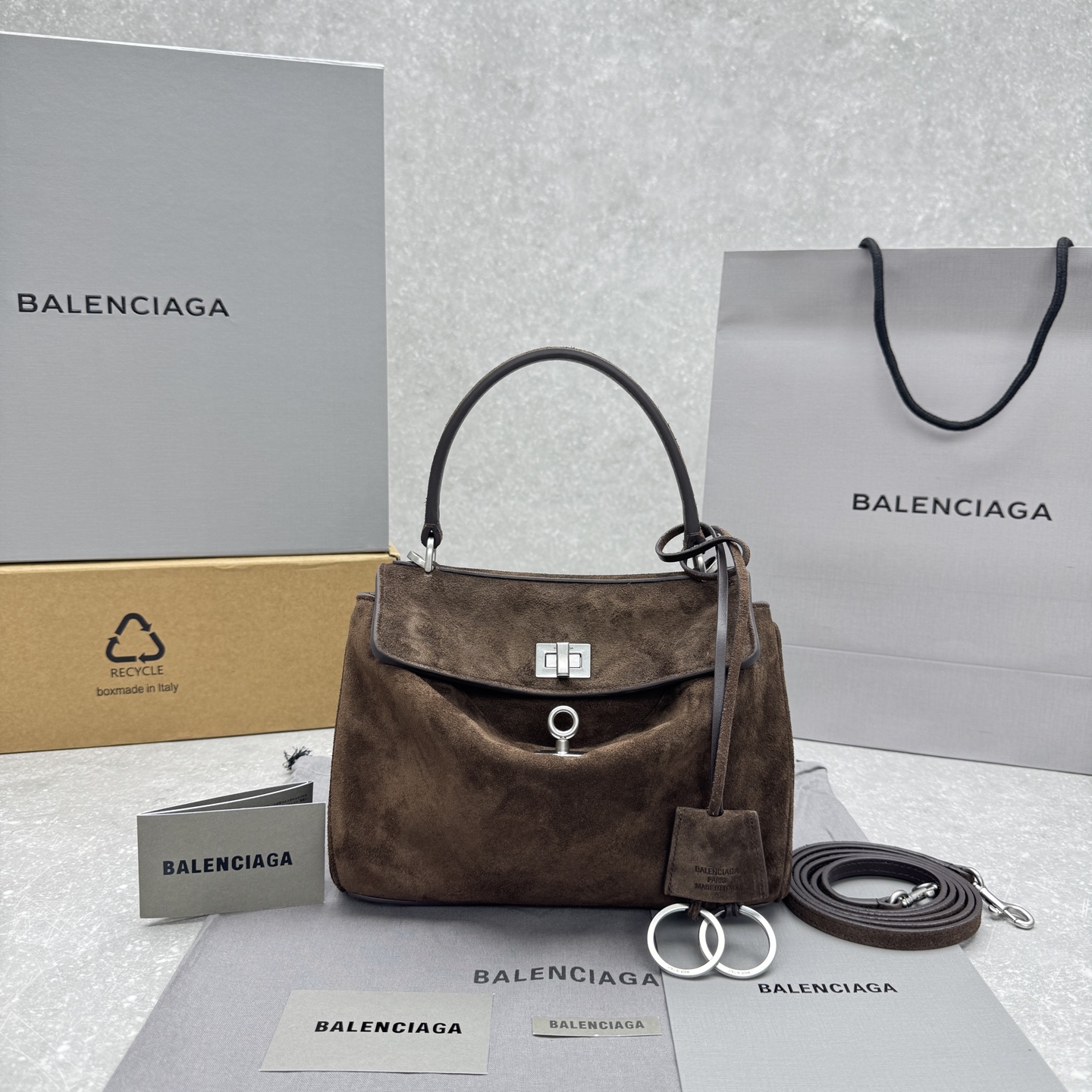 발렌시아가 로데오 미니 핸드백  23x10x18cm