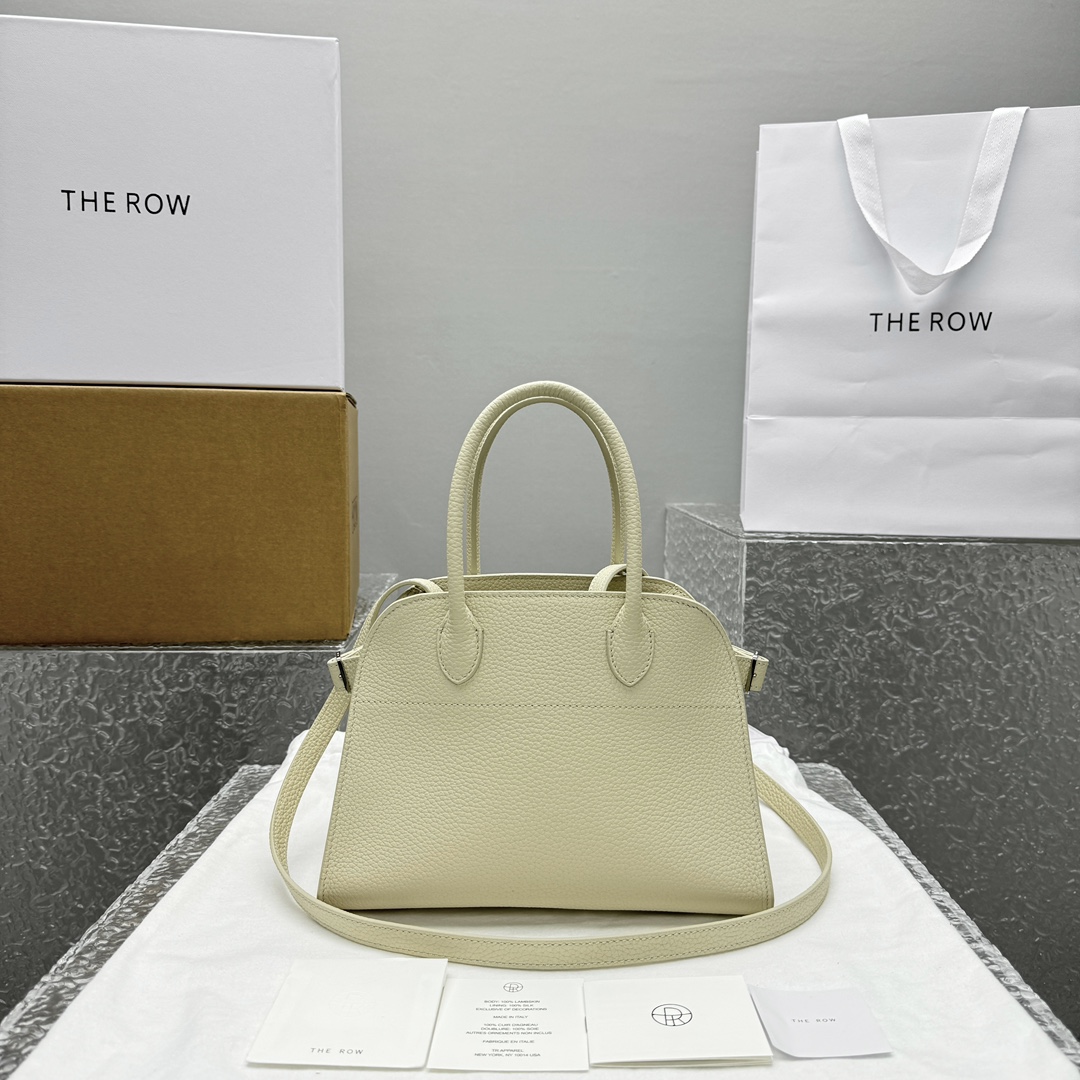 THE  ROW Margaux 10  가죽 백 26x17.5x21cm