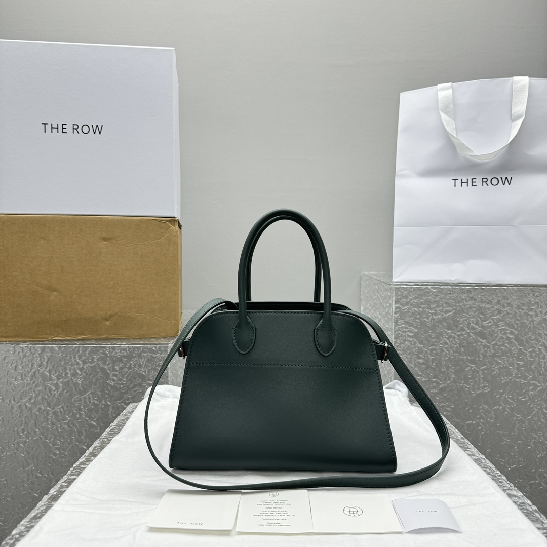 THE  ROW Margaux 10  가죽 백 26x17.5x21cm