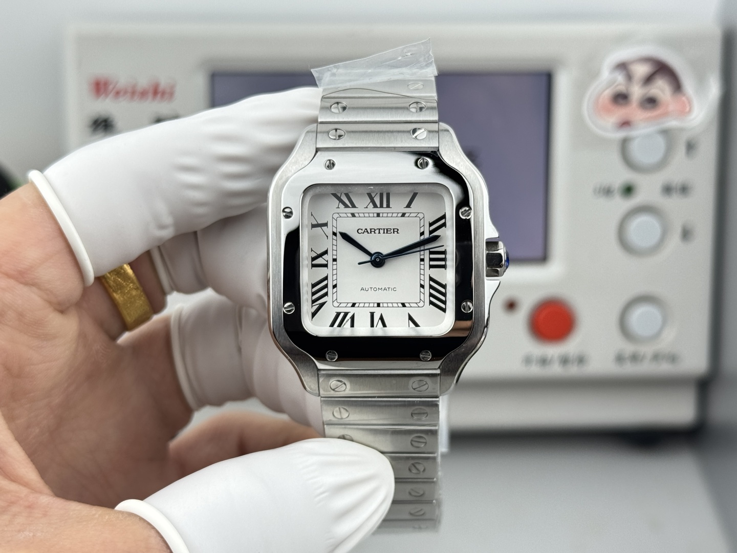 GF l 카르티에 산토스 미듐｜35.1mm｜WSSA0029｜9015 무브먼트