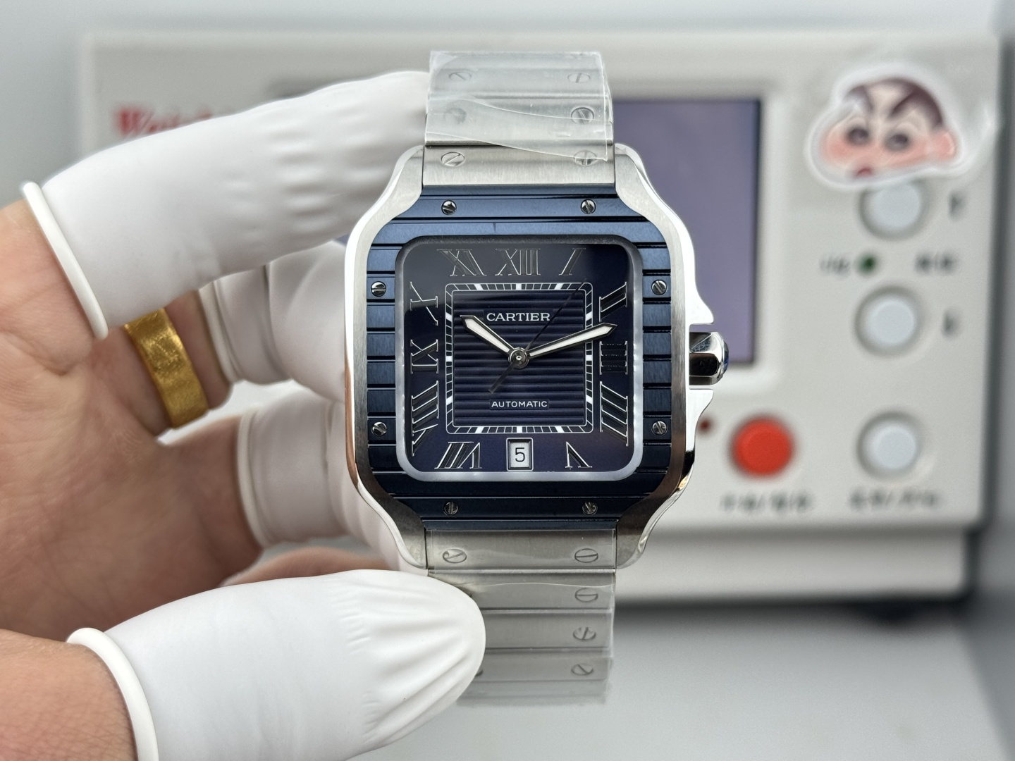 GF l 카르티에 산토스 라지｜39.8mm｜CRWSSA0048｜9015 무브먼트