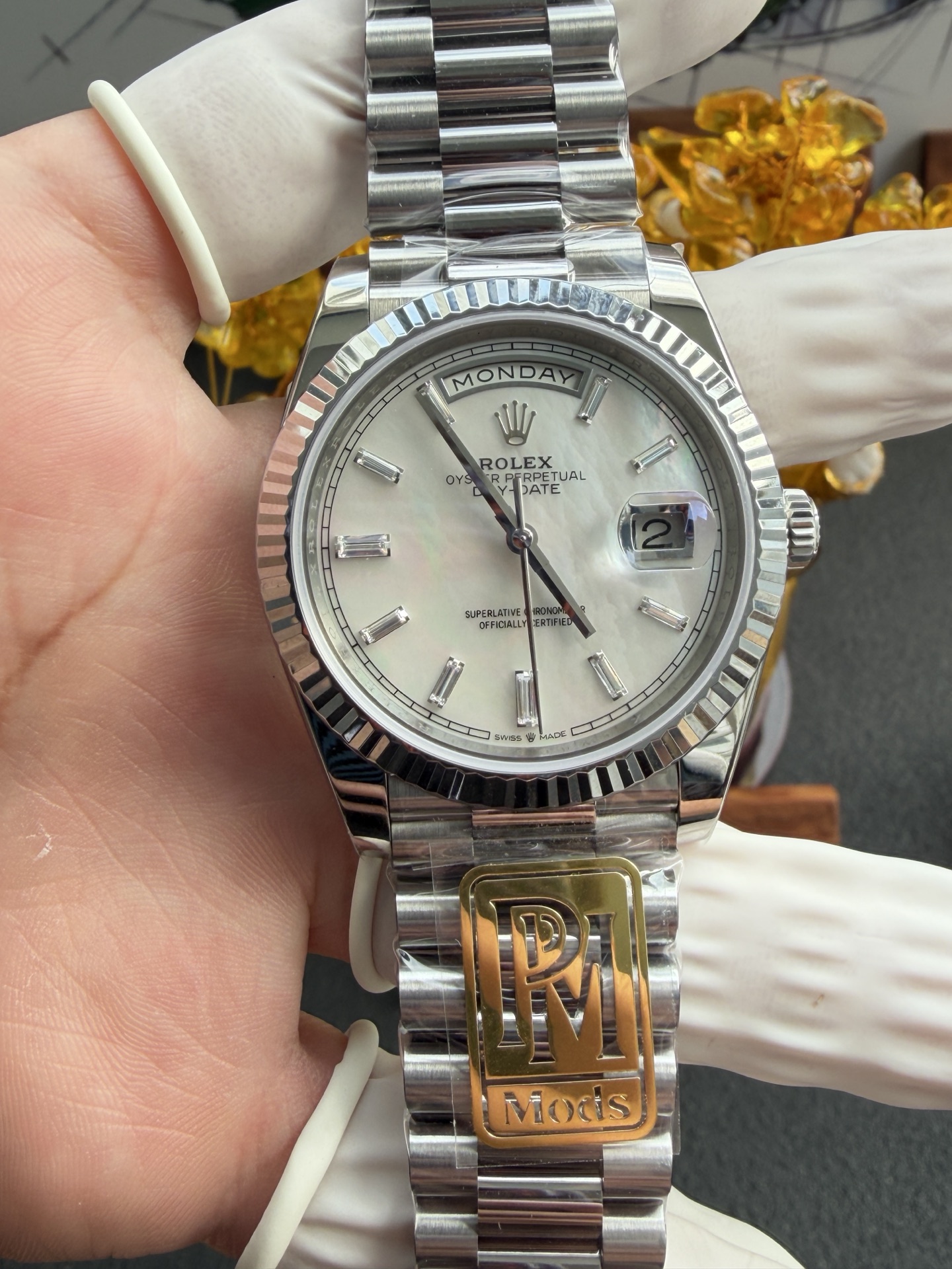 PPM l 단동3255 세라믹튜브 포함 l 40 l  데이데이트 Day-date 209g