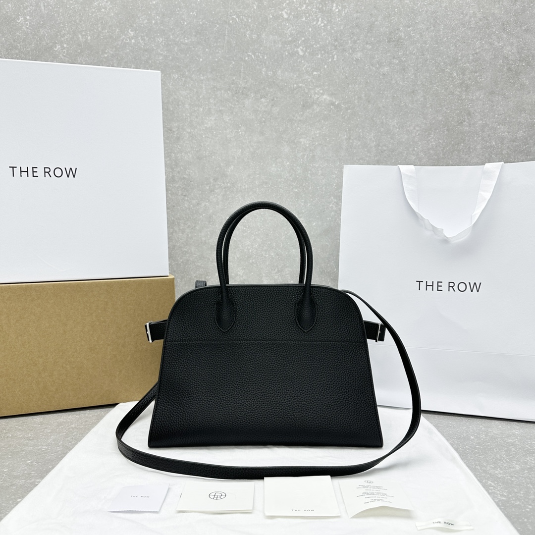 THE  ROW Margaux 12  가죽 백 32X15x25cm