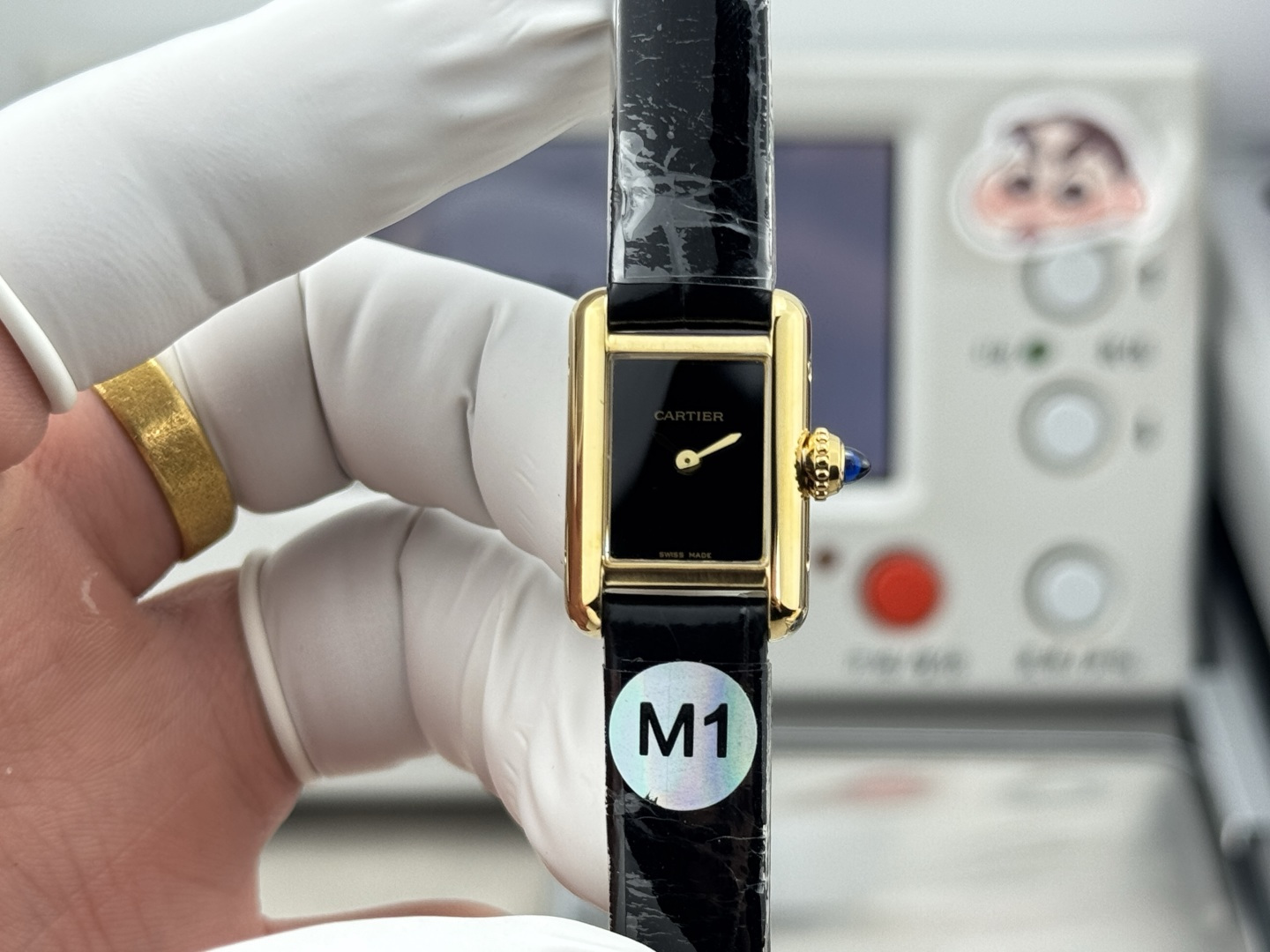 M1 l 16.5mm x 6.2mm l 카르티에 Mini TANK LOUIS