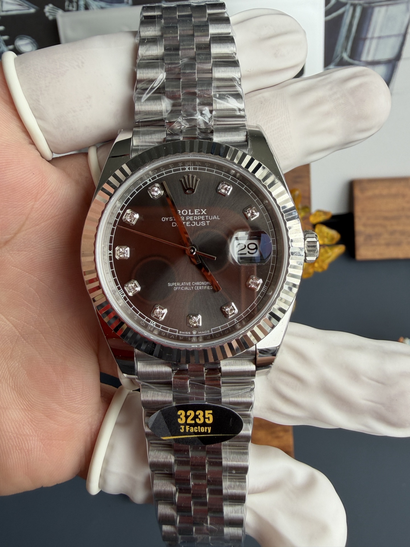 JF | 3235 무브먼트｜41mm l 롤렉스 데이트저스트 126334 프리스프렁 (Free-sprung)