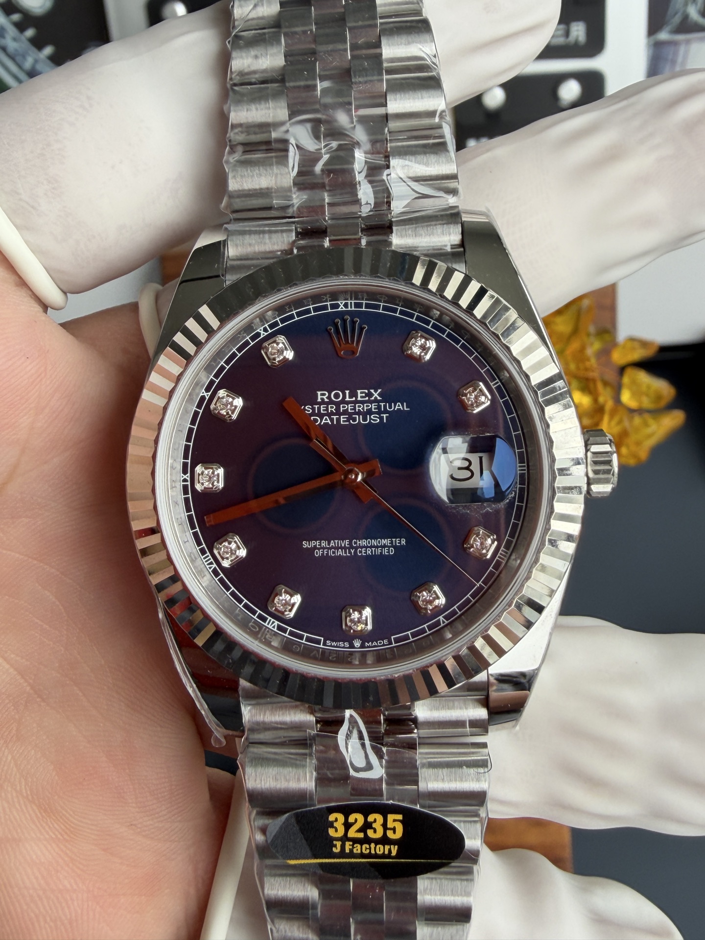 JF | 3235 무브먼트｜41mm l 롤렉스 데이트저스트 126334 프리스프렁 (Free-sprung)