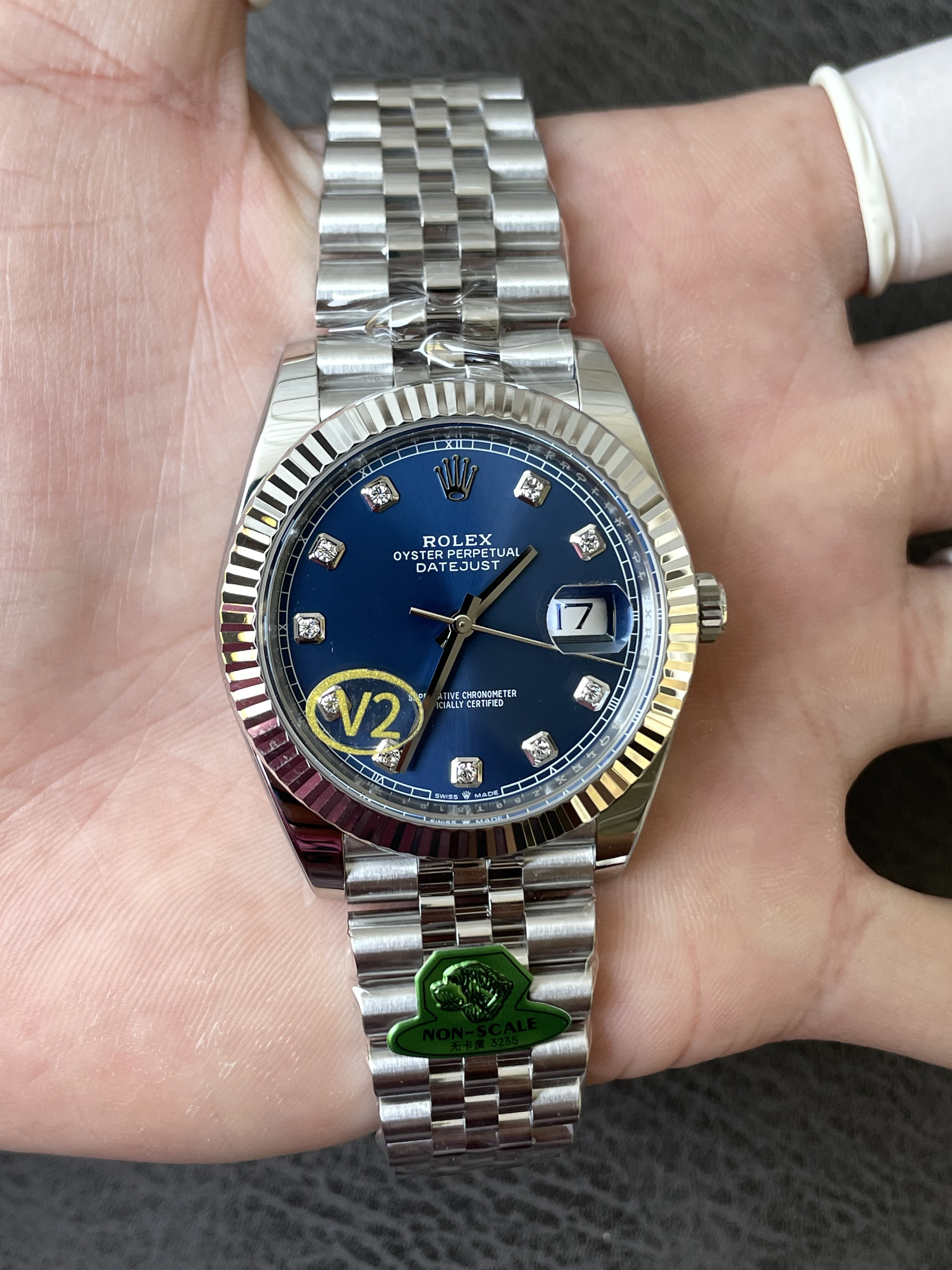 GOLD  | 3235 무브먼트｜41mm l 롤렉스 데이트저스트 126334 프리스프렁 (Free-sprung) V2