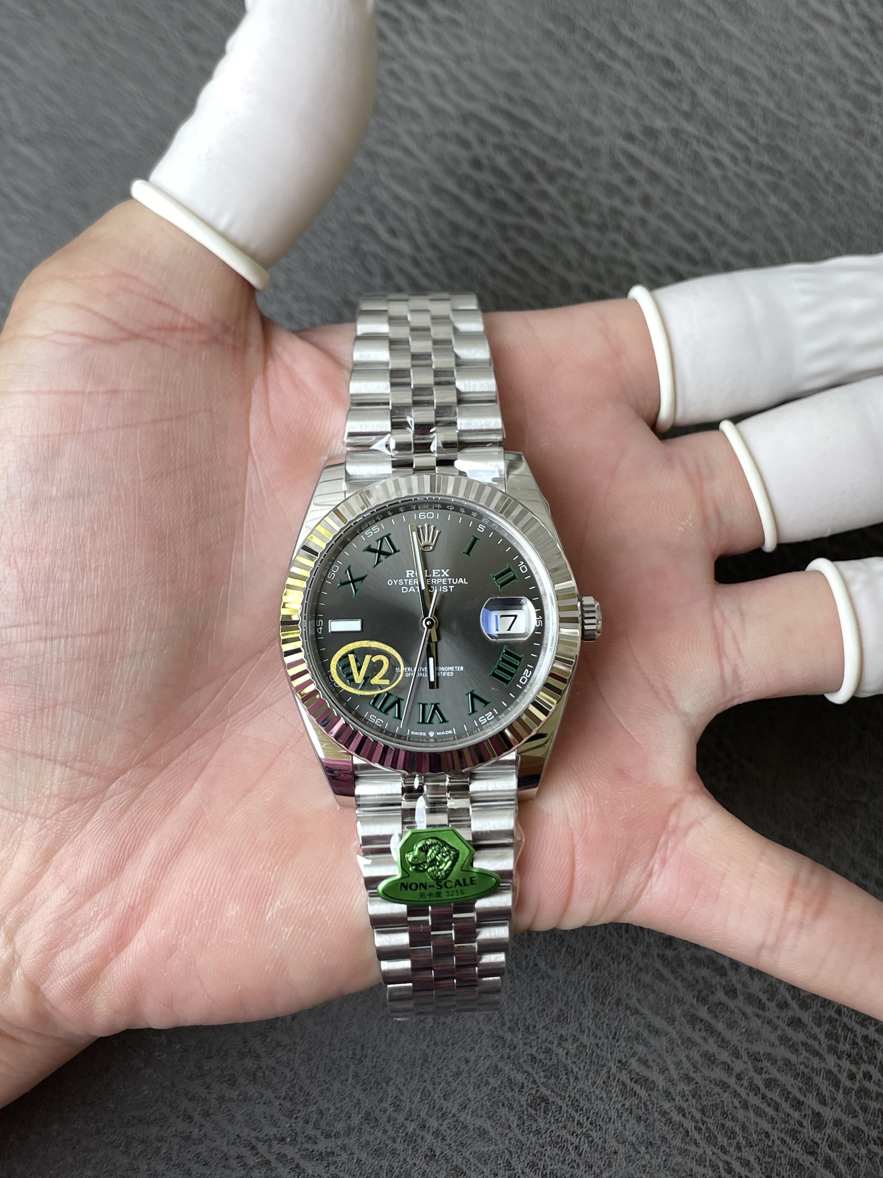 GOLD  | 3235 무브먼트｜41mm l 롤렉스 데이트저스트 126334 프리스프렁 (Free-sprung) V2