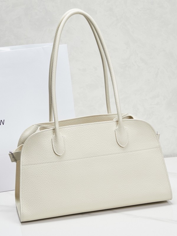 THE  ROW Margaux EW Shoulder 12  가죽 백  38x18x23cm